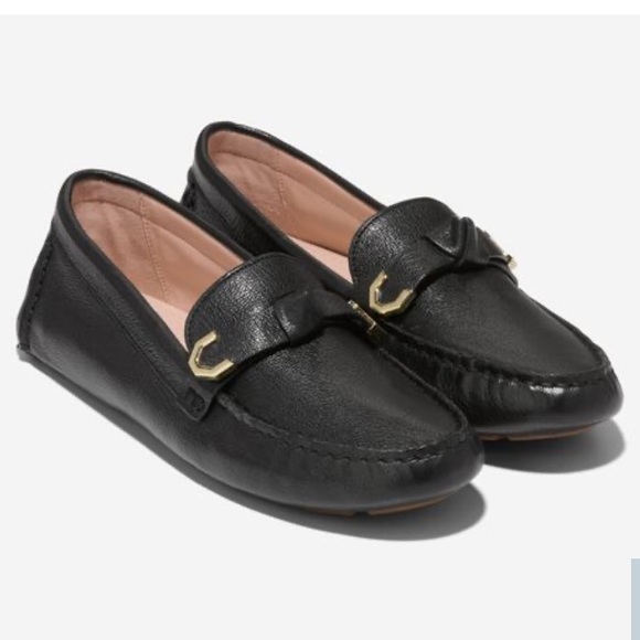 Cole Haan Women's Evelyn Bow Driver in black leather, size 11 - Picture 5 of 5